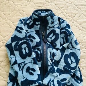 Disney Blue Mickey Mouse Fleece Jacket